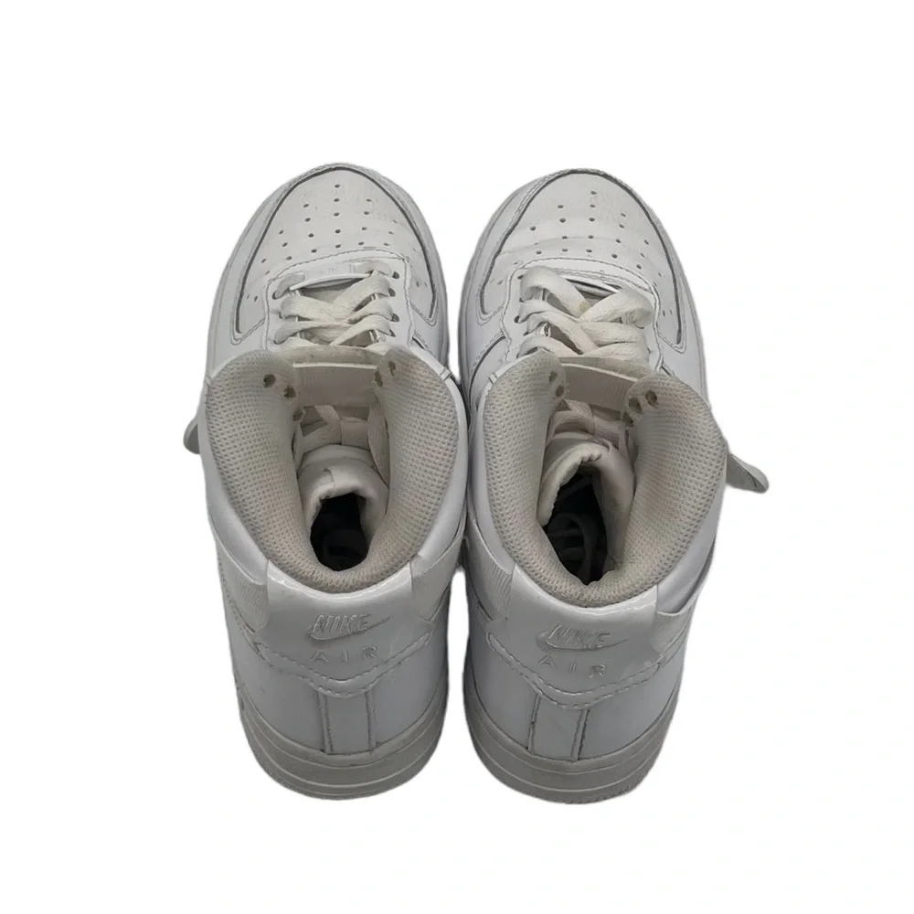 Nike White Air Force 1 LE High Top Sneakers Size 5 Youth